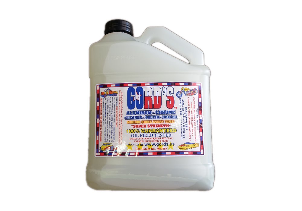  Gord's Aluminum-Chrome-Metal/Cleaner-Polish-Sealer - All IN ONE  / 8 OZ. : Automotive